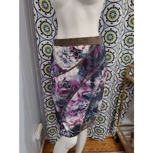 Biba Patchwork Embroidered Knee Length Skirt